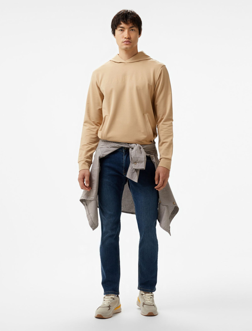 Nautica Erkek Bej Standart Fit Sweatshirt Nautica Erkek Bej Standart Fit Sweatshirt