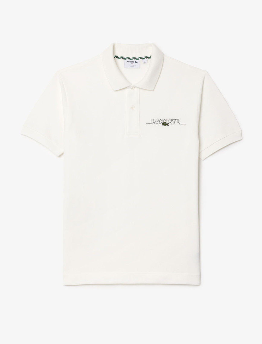 Lacoste Erkek Classic Fit Kısa Kollu Beyaz Polo Lacoste Erkek Classic Fit Kısa Kollu Beyaz Polo