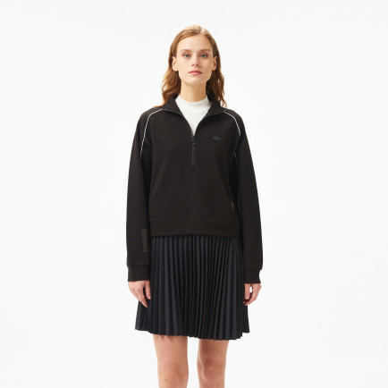 Lacoste Kadın Flare Fit Uzun Kollu Fermuarlı Yaka Koyu Siyah Elbise Lacoste Kadın Flare Fit Uzun Kollu Fermuarlı Yaka Koyu Siyah Elbise