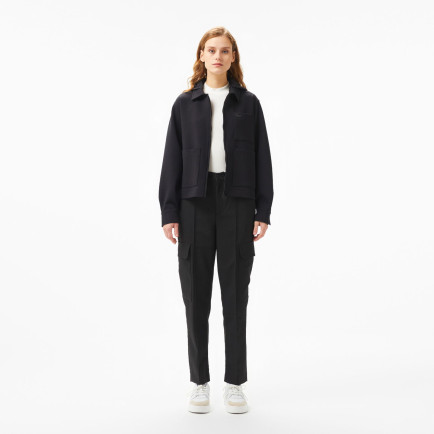 Lacoste Kadın Regular Fit Siyah Pantolon Lacoste Kadın Regular Fit Siyah Pantolon