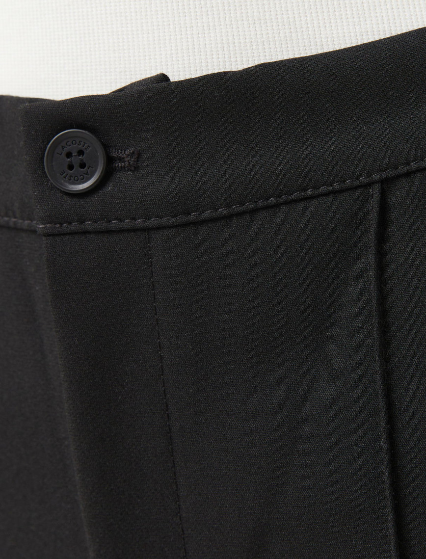 Lacoste Kadın Regular Fit Siyah Pantolon Lacoste Kadın Regular Fit Siyah Pantolon