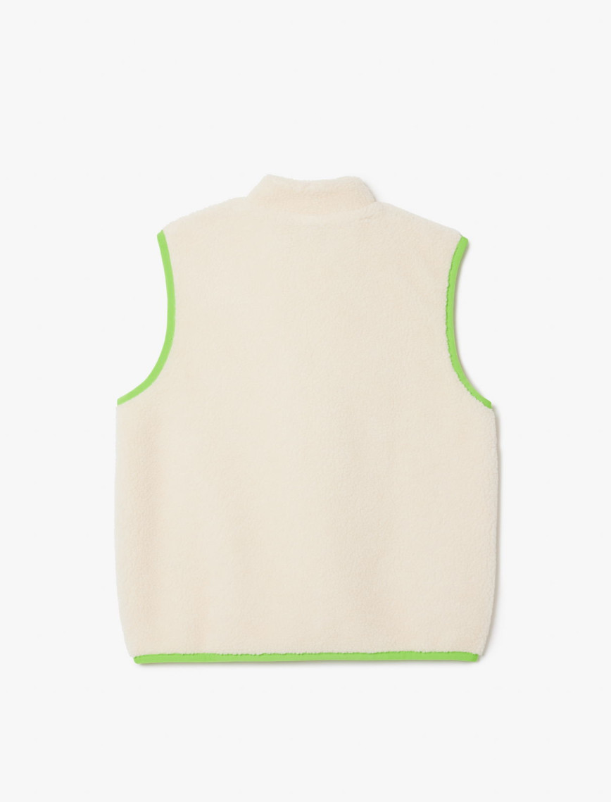 Lacoste Çocuk Dik Yaka Bej Yelek Lacoste Çocuk Dik Yaka Bej Yelek