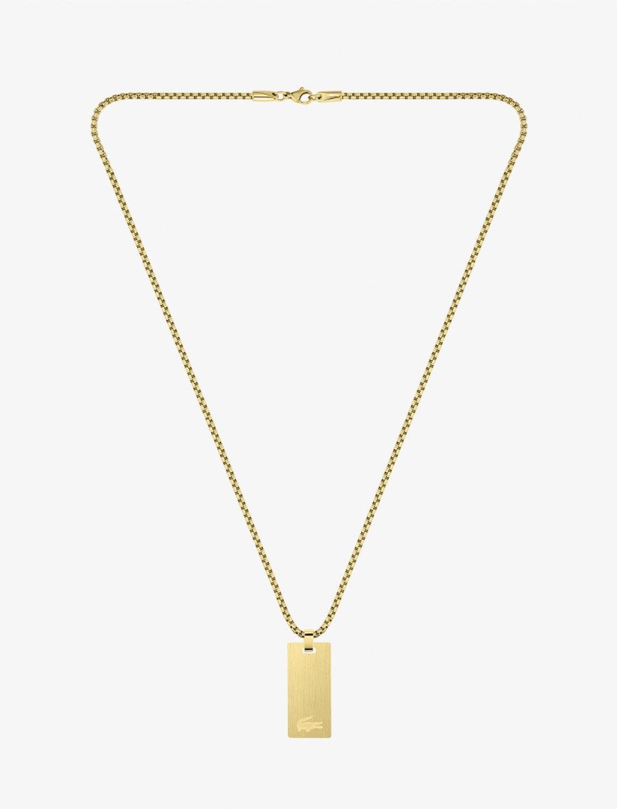 Lacoste Adventurer Erkek Sarı Kolye Lacoste Adventurer Erkek Sarı Kolye