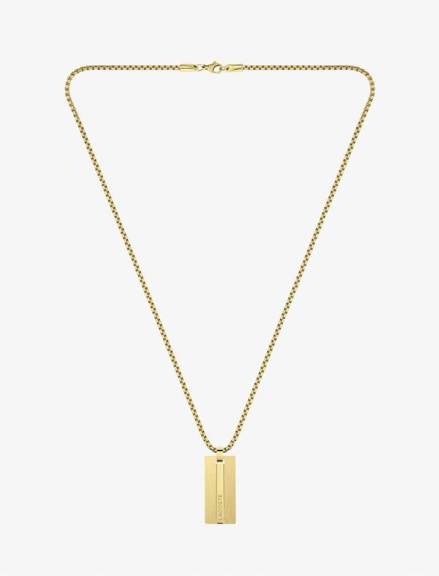 Lacoste Adventurer Erkek Sarı Kolye Lacoste Adventurer Erkek Sarı Kolye