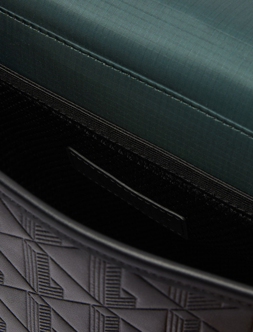 Lacoste Nomogramme Erkek Monogram Siyah Postacı Çantası Lacoste Nomogramme Erkek Monogram Siyah Postacı Çantası