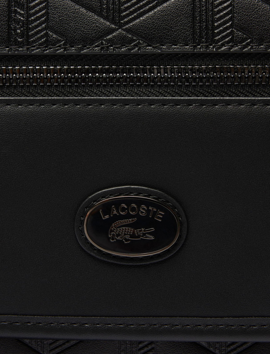 Lacoste Nomogramme Erkek Monogram Siyah Postacı Çantası Lacoste Nomogramme Erkek Monogram Siyah Postacı Çantası
