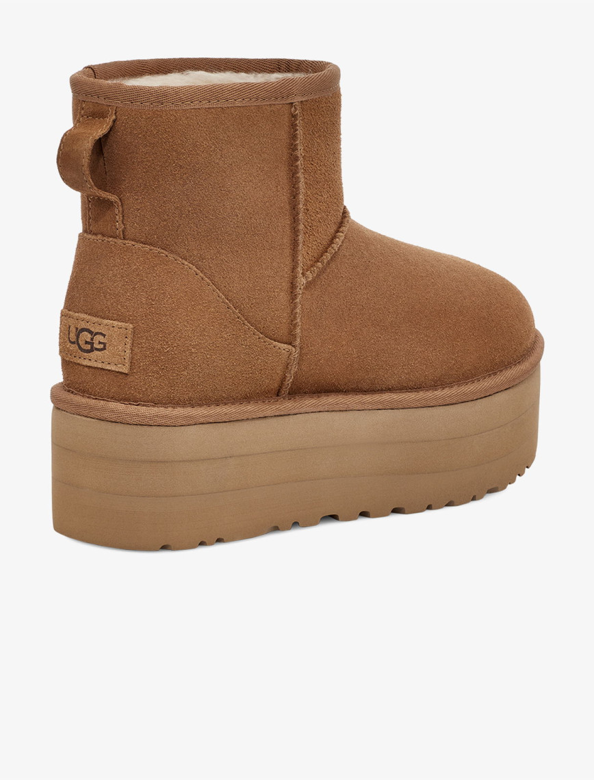 UGG Classic Mini Platform Kadın Taba Bot UGG Classic Mini Platform Kadın Taba Bot