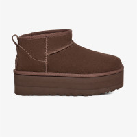 UGG Classic Ultra Mini Platform Kadın Koyu Kahverengi Bot UGG Classic Ultra Mini Platform Kadın Koyu Kahverengi Bot