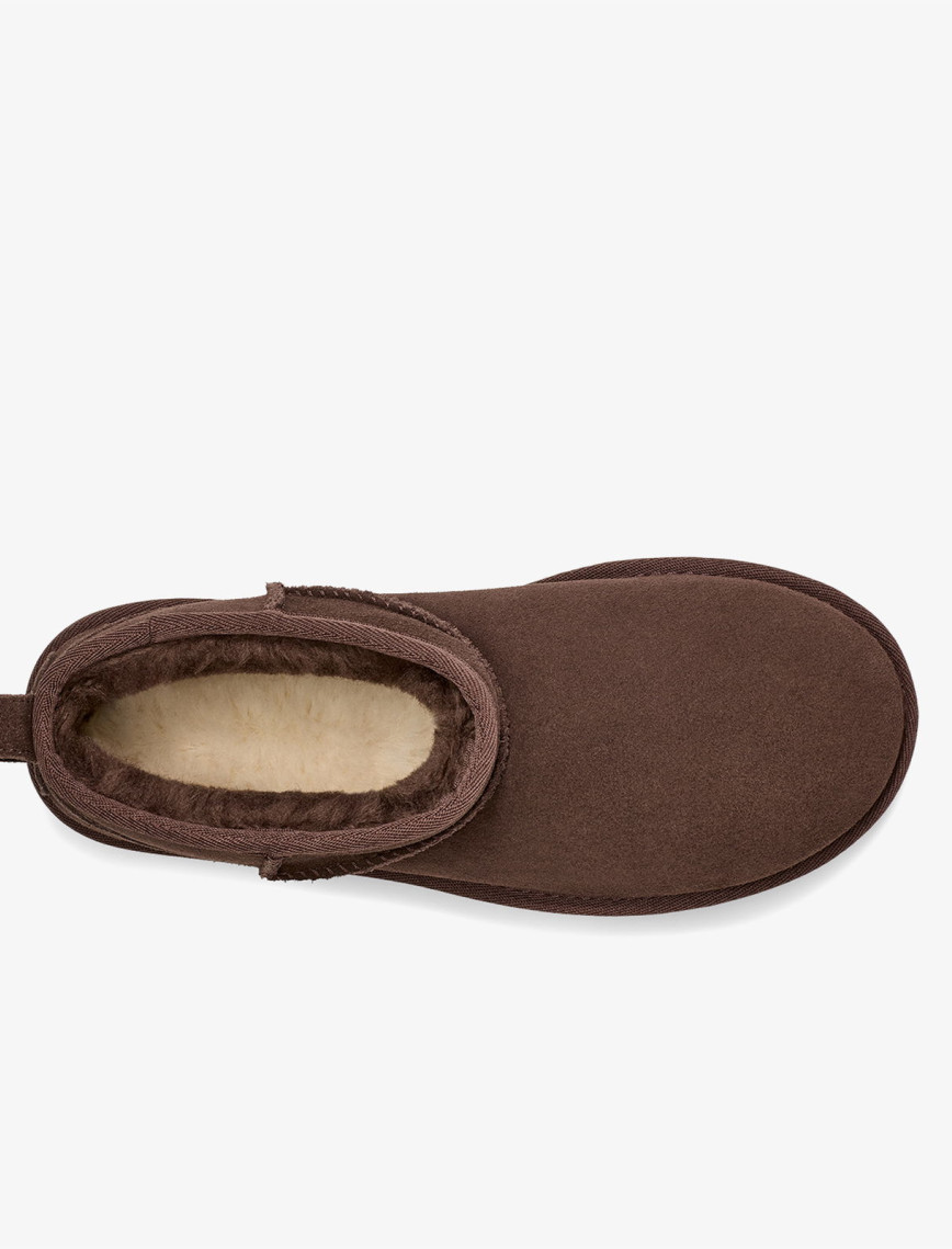 UGG Classic Ultra Mini Platform Kadın Koyu Kahverengi Bot UGG Classic Ultra Mini Platform Kadın Koyu Kahverengi Bot