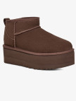 UGG Classic Ultra Mini Platform Kadın Koyu Kahverengi Bot UGG Classic Ultra Mini Platform Kadın Koyu Kahverengi Bot
