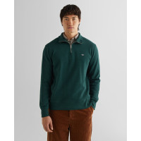 GANT Erkek Yeşil Regular Fit Yarım Fermuarlı Sweatshirt GANT Erkek Yeşil Regular Fit Yarım Fermuarlı Sweatshirt