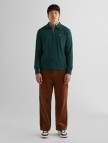GANT Erkek Yeşil Regular Fit Yarım Fermuarlı Sweatshirt GANT Erkek Yeşil Regular Fit Yarım Fermuarlı Sweatshirt