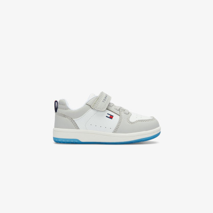 Tommy Hilfiger Low Cut Lace-Up/Velcro Bebek Gri Sneaker Tommy Hilfiger Low Cut Lace-Up/Velcro Bebek Gri Sneaker