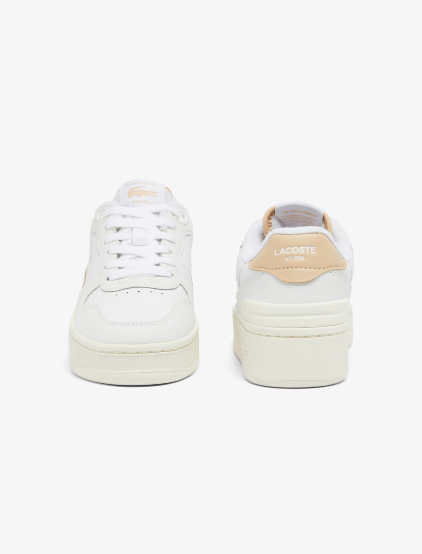 Lacoste T-Clip Platform Kadın Krem Sneaker Lacoste T-Clip Platform Kadın Krem Sneaker