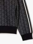 Lacoste Erkek Regular Fit Fermuarlı Monogram Siyah Sweatshirt Lacoste Erkek Regular Fit Fermuarlı Monogram Siyah Sweatshirt