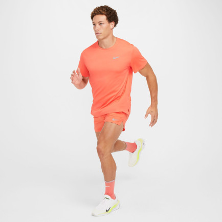 Nike Dri-Fit Miler Erkek Pembe T-Shirt Nike Dri-Fit Miler Erkek Pembe T-Shirt