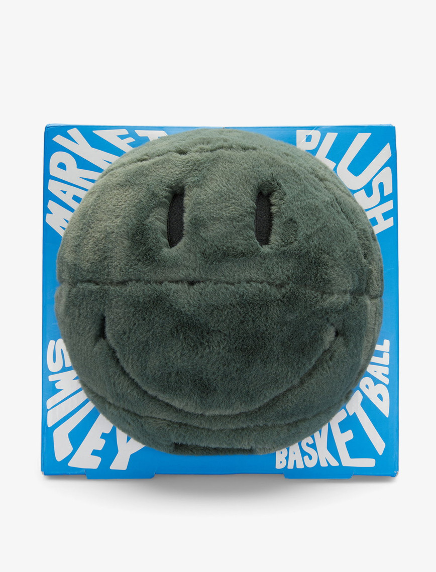 Market Smiley Sherpa Basketball Pillow Yeşil Basketbol Topu Market Smiley Sherpa Basketball Pillow Yeşil Basketbol Topu
