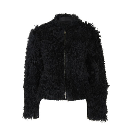 Sirus Siyah Kadın Çift Taraflı Kürk Ceket Sirus Siyah Kadın Çift Taraflı Kürk Ceket