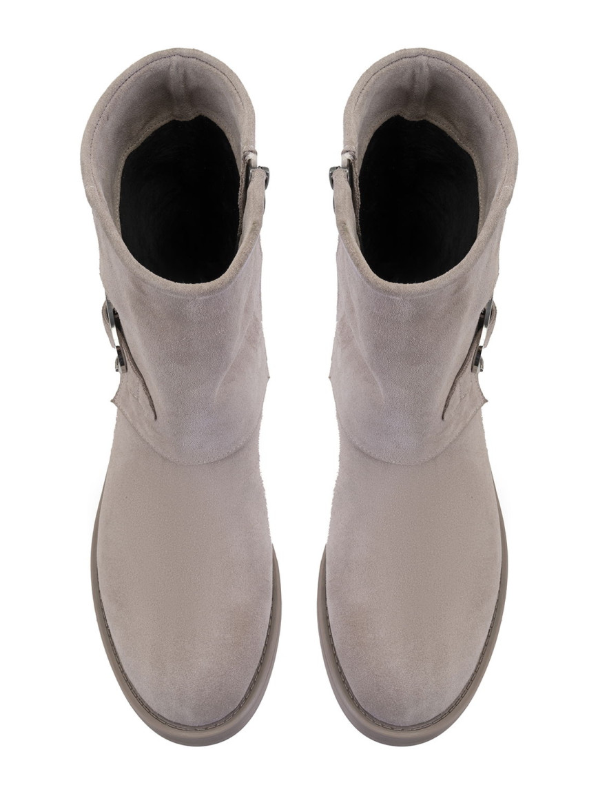 Kadın Vizon Toka Aksesuarlı Bot Kadın Vizon Toka Aksesuarlı Bot