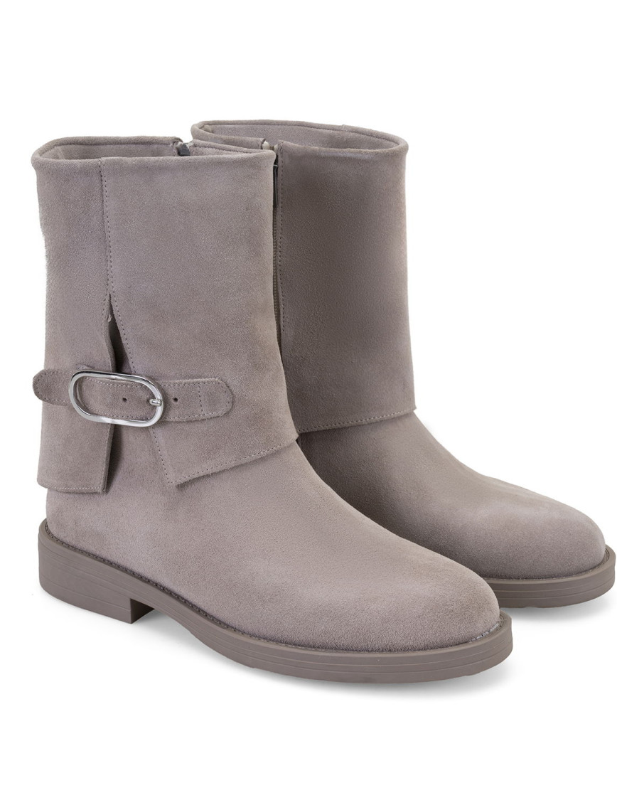 Kadın Vizon Toka Aksesuarlı Bot Kadın Vizon Toka Aksesuarlı Bot