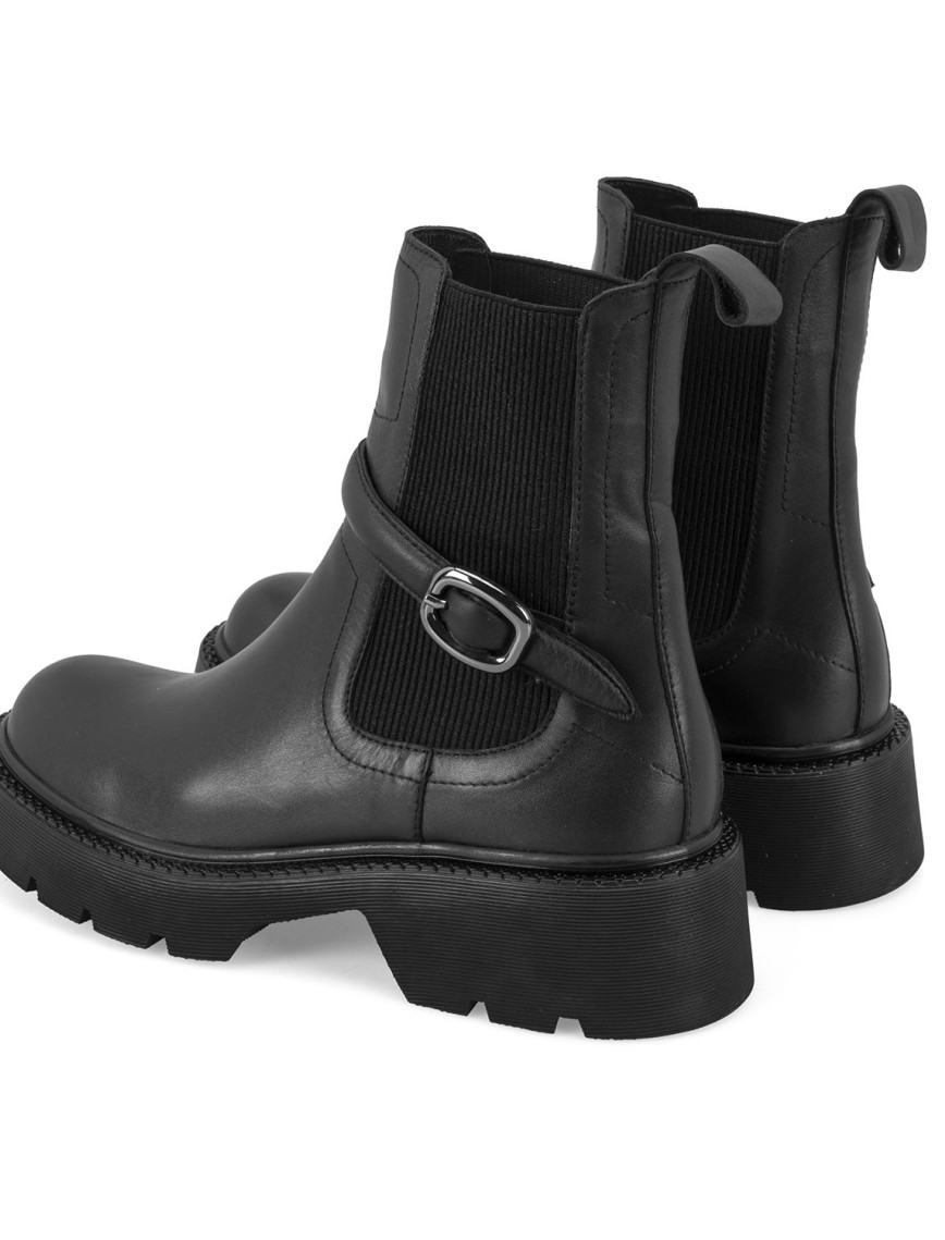 Kadın Siyah Toka Aksesuarlı Bot Kadın Siyah Toka Aksesuarlı Bot