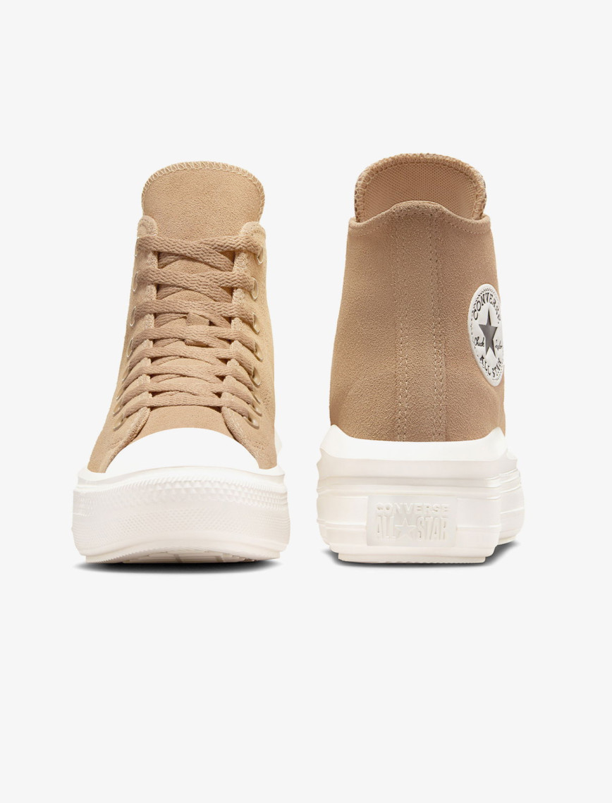 Converse Chuck Taylor All Star Move Platform Kadın Kahverengi Süet Sneaker Converse Chuck Taylor All Star Move Platform Kadın Kahverengi Süet Sneaker