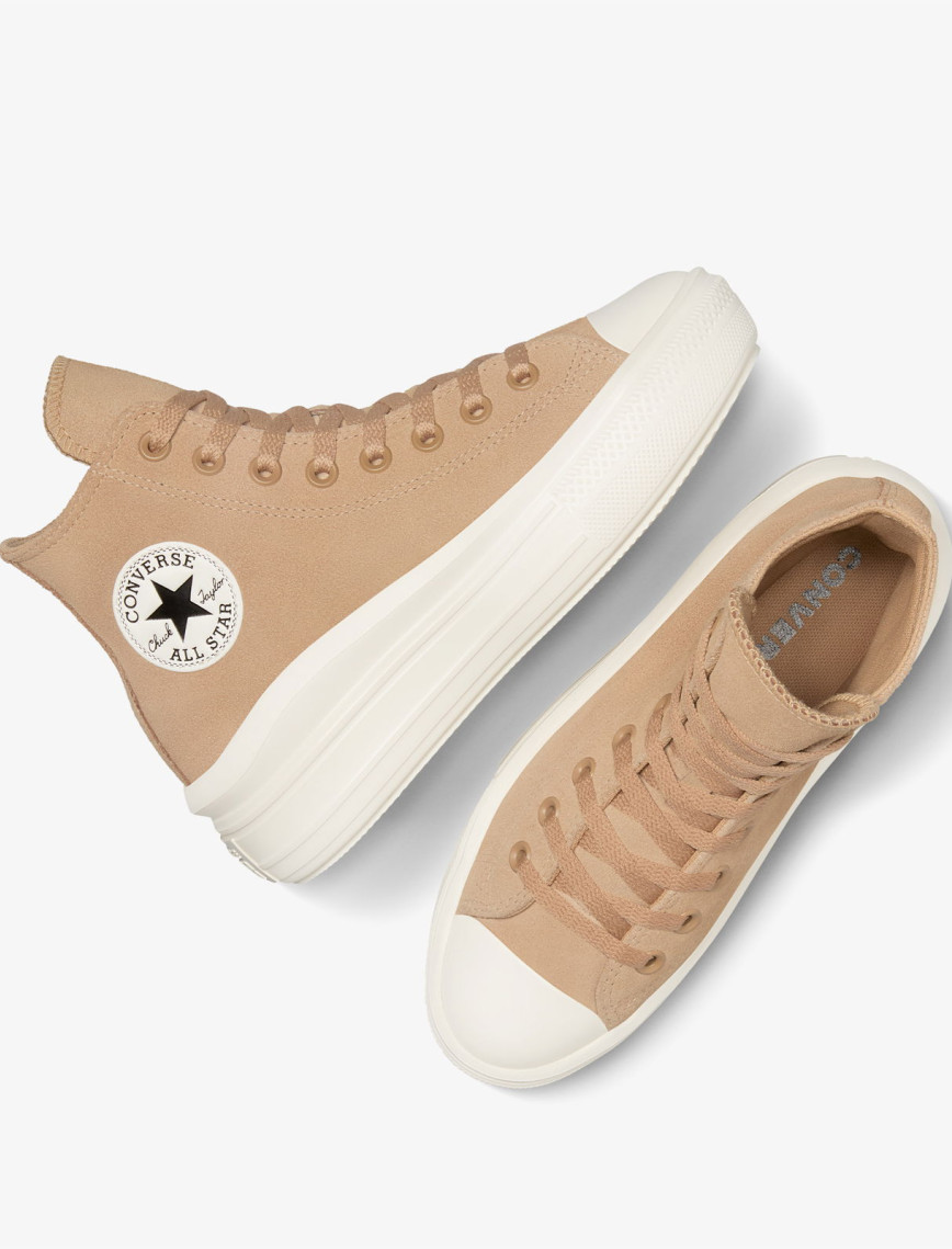 Converse Chuck Taylor All Star Move Platform Kadın Kahverengi Süet Sneaker Converse Chuck Taylor All Star Move Platform Kadın Kahverengi Süet Sneaker