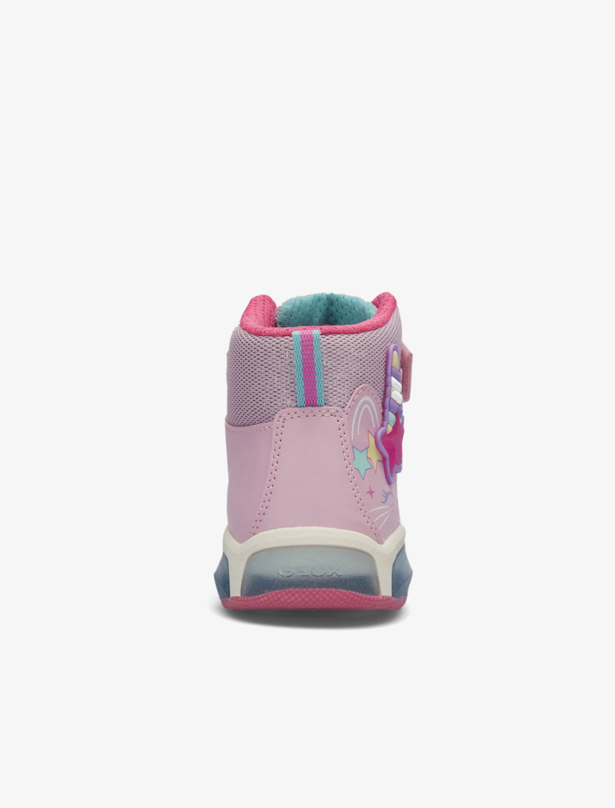 Geox J İnek G. B Çocuk Pembe Sneaker Geox J İnek G. B Çocuk Pembe Sneaker