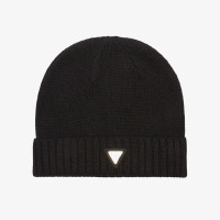 Guess Beanie Sweater 1/13Nm Wool Visce Blend Yarn Kadın Siyah Bere Guess Beanie Sweater 1/13Nm Wool Visce Blend Yarn Kadın Siyah Bere