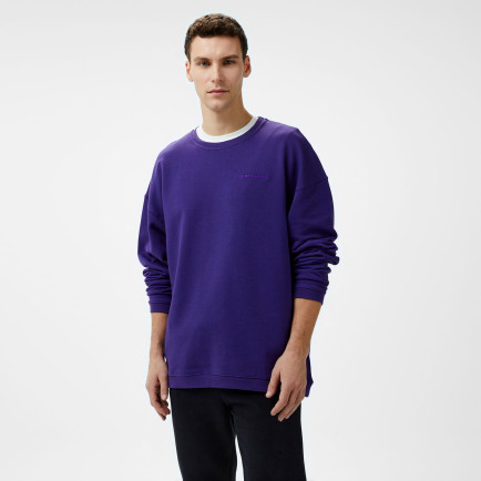 Les Benjamins 303 Erkek Mor Sweatshirt Les Benjamins 303 Erkek Mor Sweatshirt