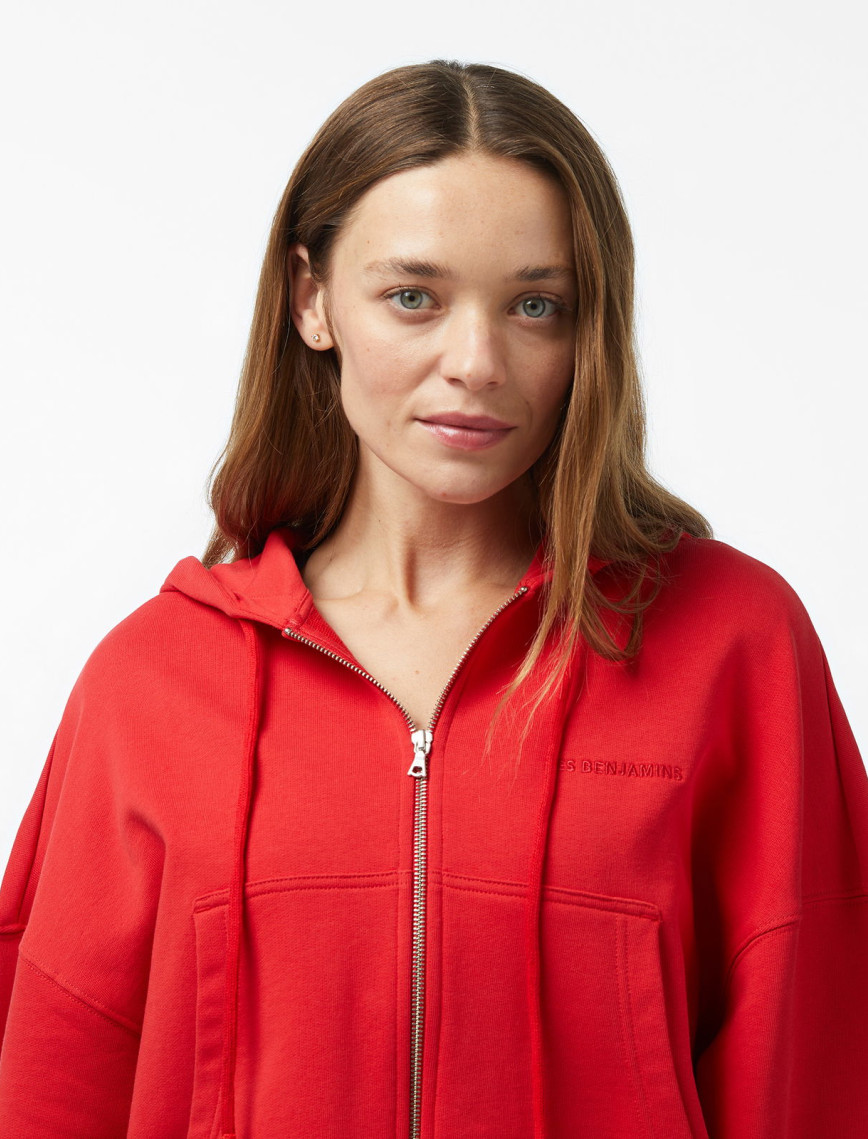 Les Benjamins 302 Kadın Kırmızı Sweatshirt Les Benjamins 302 Kadın Kırmızı Sweatshirt