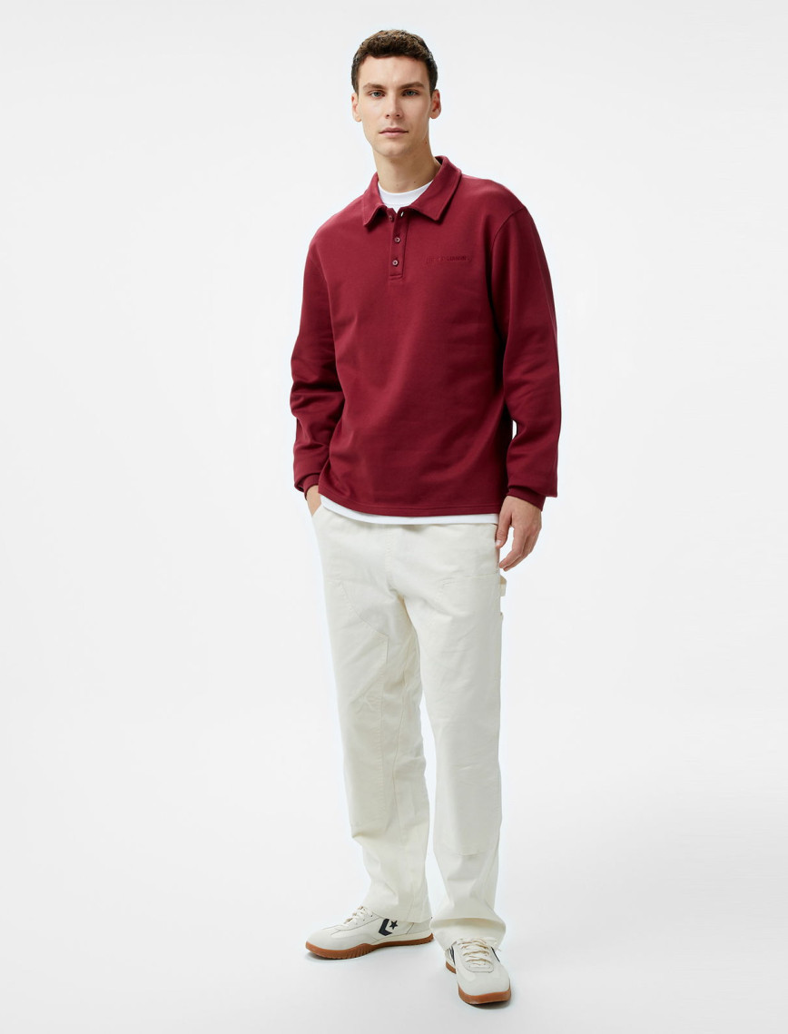 Les Benjamins 301 Erkek Bordo Uzun Kollu T-Shirt Les Benjamins 301 Erkek Bordo Uzun Kollu T-Shirt