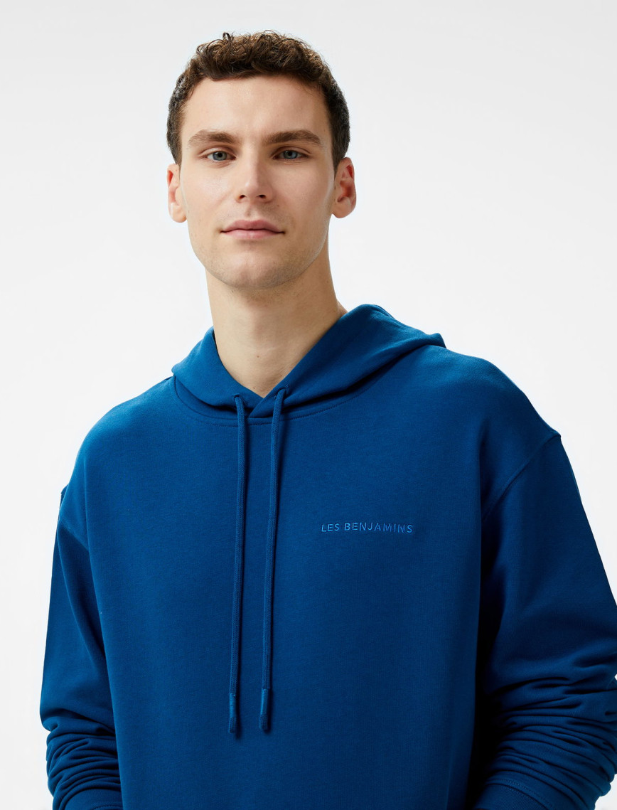 Les Benjamins 302 Erkek Lacivert Hoodie Les Benjamins 302 Erkek Lacivert Hoodie