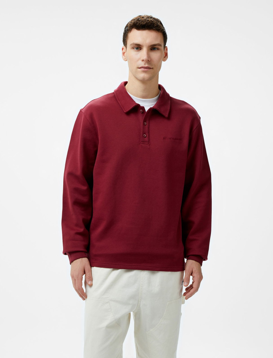 Les Benjamins 301 Erkek Bordo Uzun Kollu T-Shirt Les Benjamins 301 Erkek Bordo Uzun Kollu T-Shirt