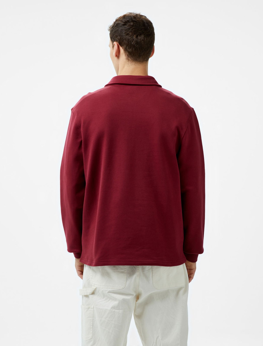 Les Benjamins 301 Erkek Bordo Uzun Kollu T-Shirt Les Benjamins 301 Erkek Bordo Uzun Kollu T-Shirt