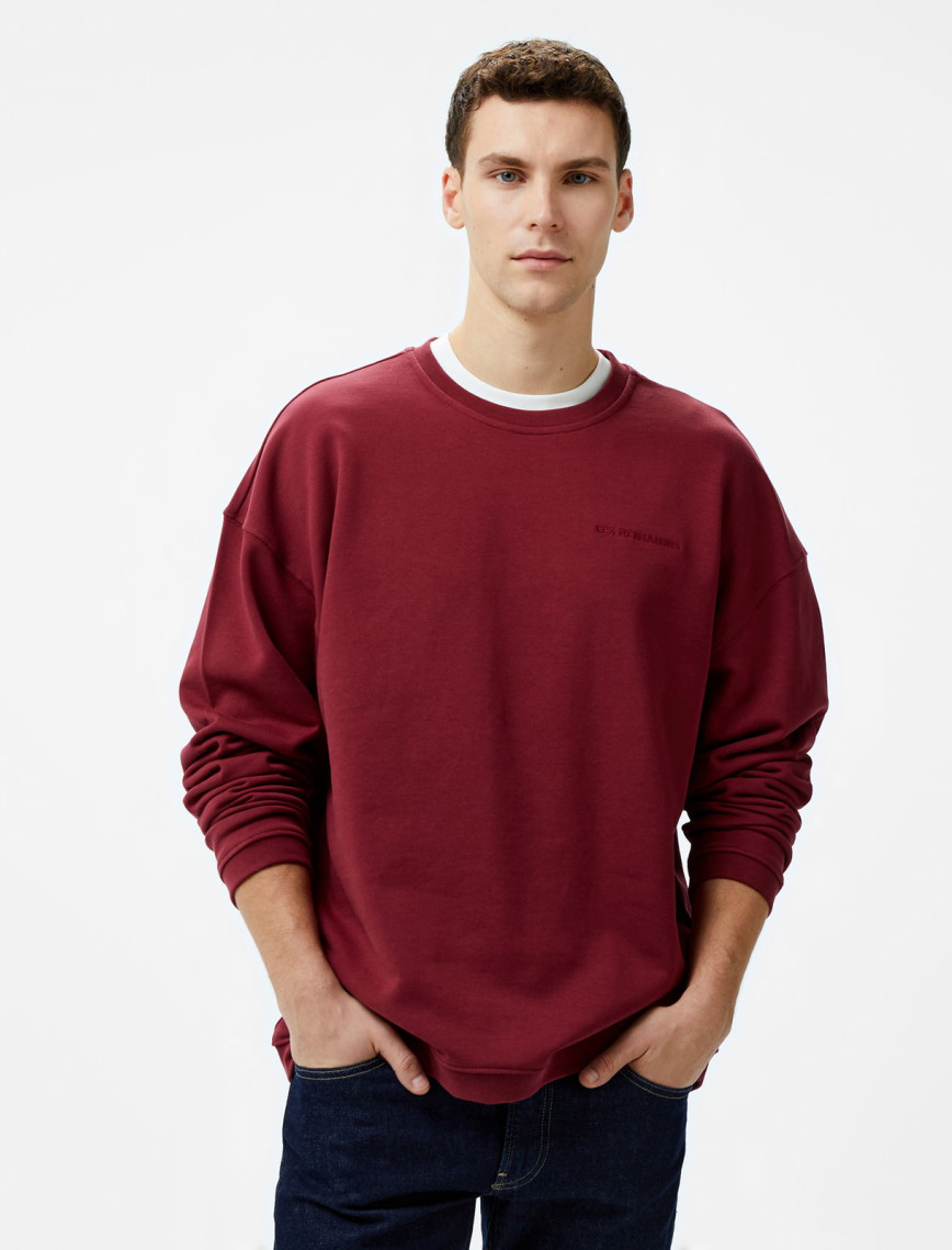 Les Benjamins 301 Erkek Bordo Sweatshirt Les Benjamins 301 Erkek Bordo Sweatshirt