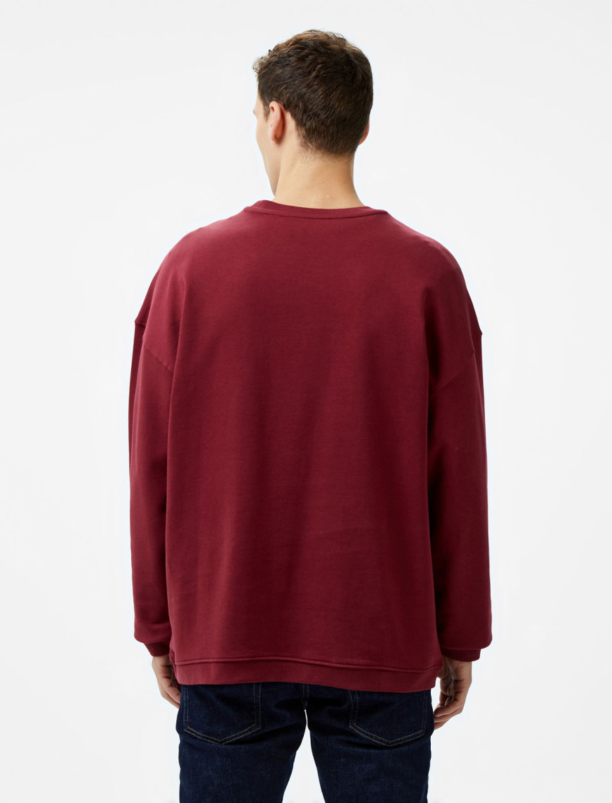 Les Benjamins 301 Erkek Bordo Sweatshirt Les Benjamins 301 Erkek Bordo Sweatshirt