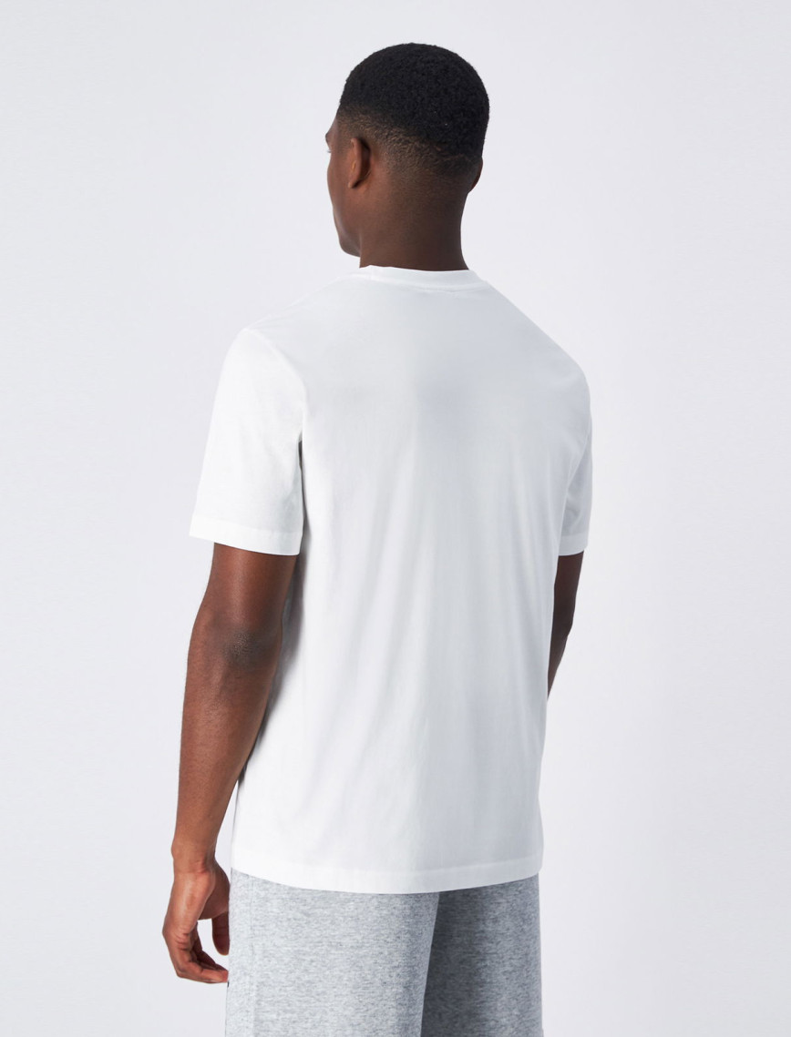 Champion Icons SS Erkek Beyaz T-Shirt Champion Icons SS Erkek Beyaz T-Shirt