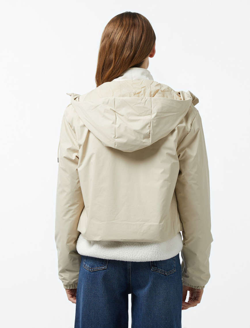 Rains Lohja Short Insulated Jacket W3T1 Unisex Gri Yağmurluk Rains Lohja Short Insulated Jacket W3T1 Unisex Gri Yağmurluk