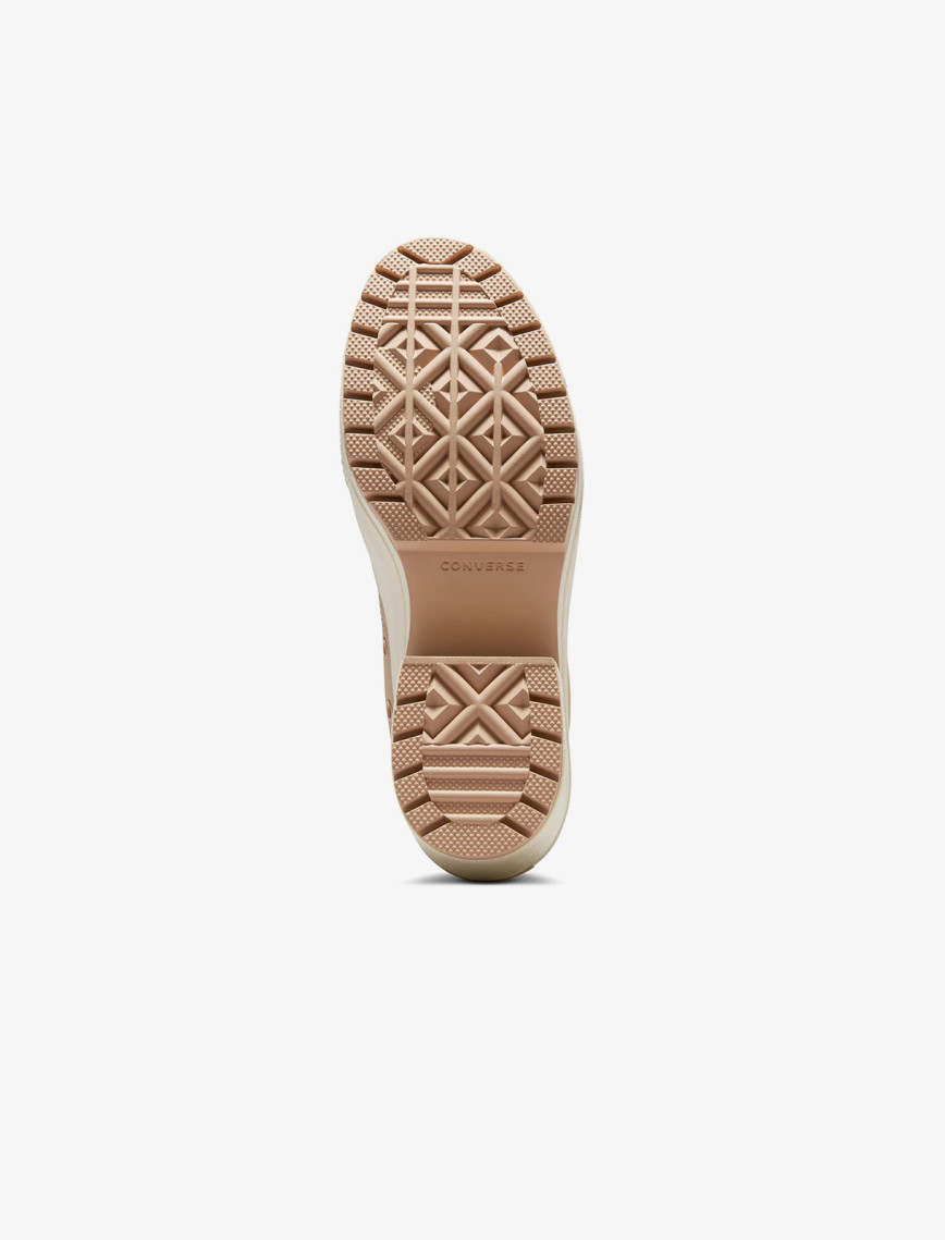 Converse Chuck 70 De Luxe Heel Unisex Krem Deri Platform Sneaker Converse Chuck 70 De Luxe Heel Unisex Krem Deri Platform Sneaker