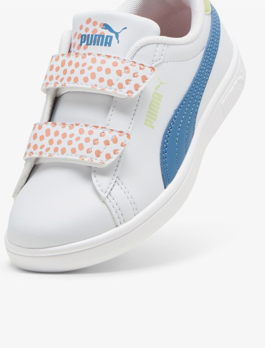 Puma Smash 3.0 AC Çocuk Beyaz Spor Ayakkabı Puma Smash 3.0 AC Çocuk Beyaz Spor Ayakkabı