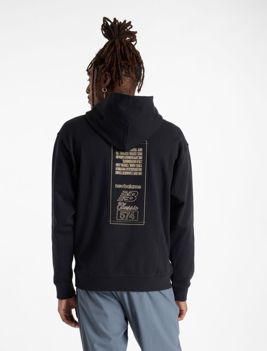 New Balance French Terry 574 Erkek Lacivert Hoodie New Balance French Terry 574 Erkek Lacivert Hoodie