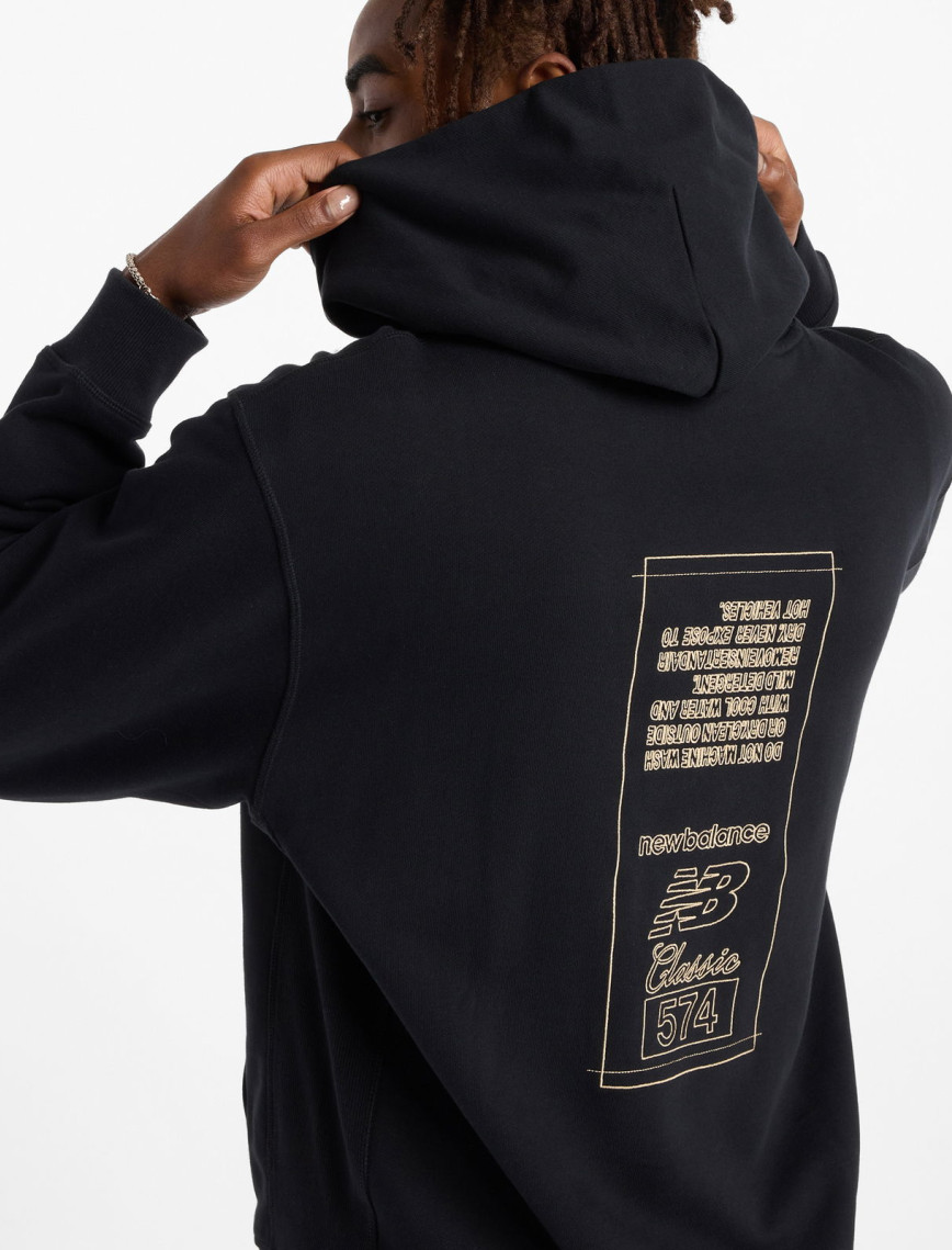 New Balance French Terry 574 Erkek Lacivert Hoodie New Balance French Terry 574 Erkek Lacivert Hoodie