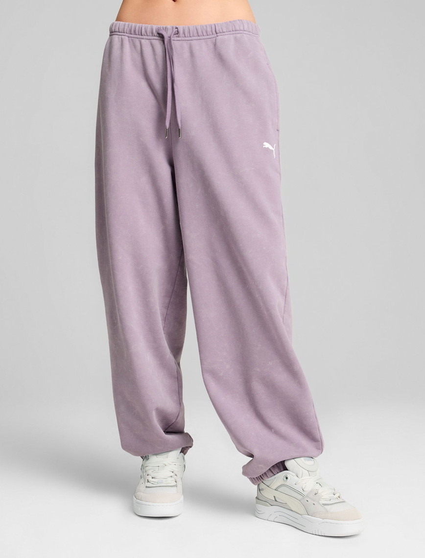 Puma Dare To Relaxed Washed Kadın Mor Eşofman Altı Puma Dare To Relaxed Washed Kadın Mor Eşofman Altı