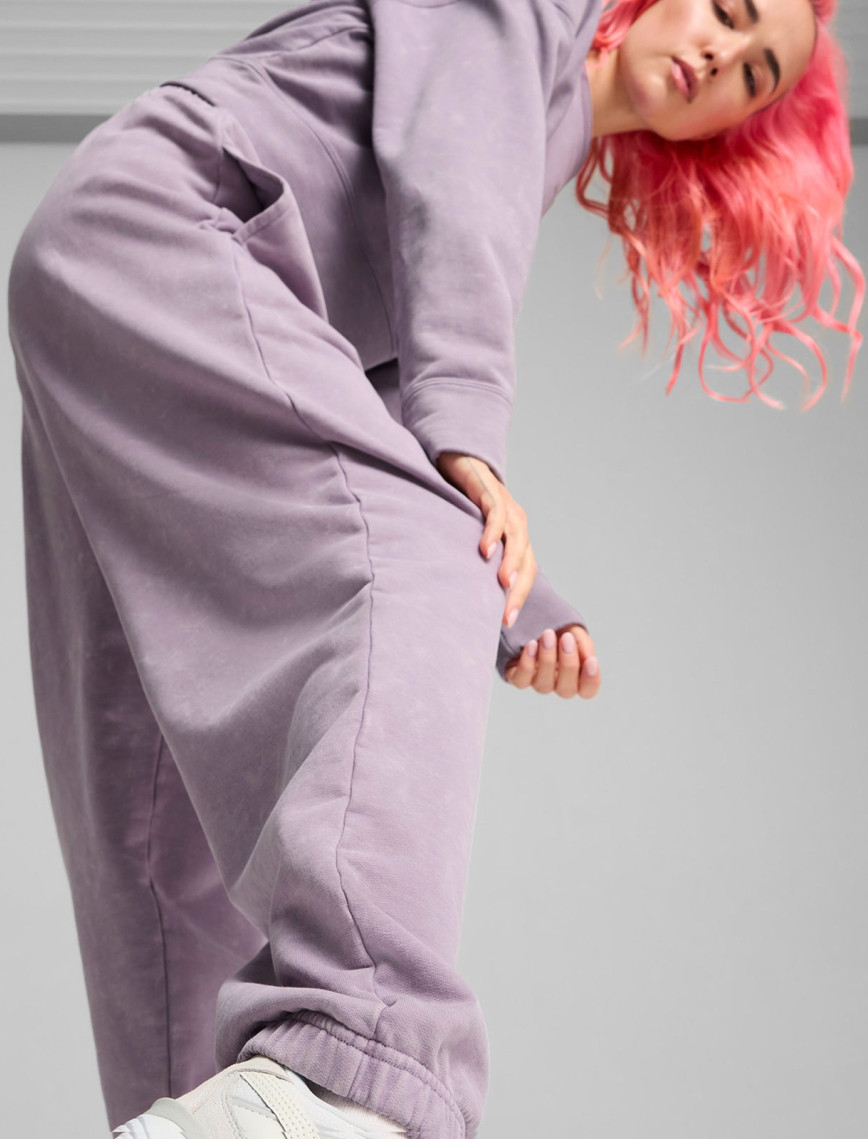 Puma Dare To Relaxed Washed Kadın Mor Eşofman Altı Puma Dare To Relaxed Washed Kadın Mor Eşofman Altı