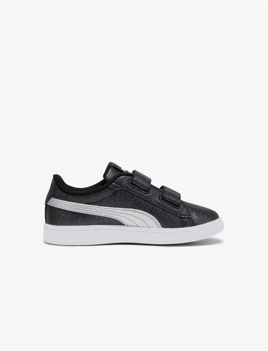Puma Smash 3.0 Gliz Glam V Çocuk Gri Spor Ayakkabı Puma Smash 3.0 Gliz Glam V Çocuk Gri Spor Ayakkabı