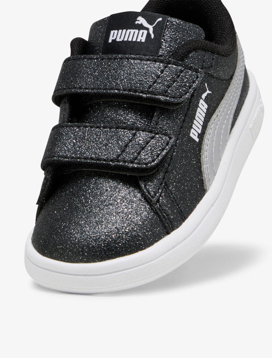 Puma Smash 3.0 Glitz Glam Bebek Siyah Simli Spor Ayakkabı Puma Smash 3.0 Glitz Glam Bebek Siyah Simli Spor Ayakkabı