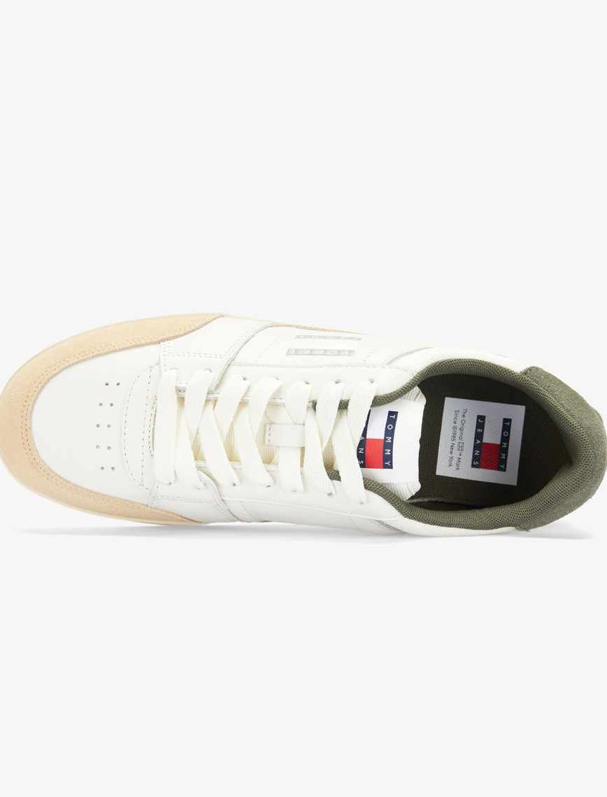 Tommy Jeans The Greenwich Mix Erkek Beyaz Sneaker Tommy Jeans The Greenwich Mix Erkek Beyaz Sneaker
