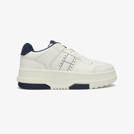 Tommy Jeans The Brooklyn Flatform Kadın Beyaz Sneaker Tommy Jeans The Brooklyn Flatform Kadın Beyaz Sneaker