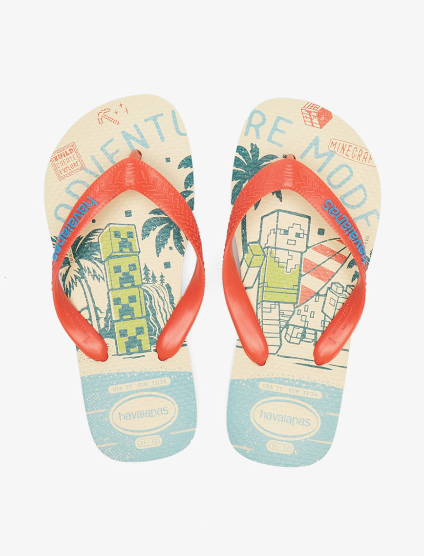 Havaianas Hav. Minecraft Çocuk Bej Terlik Havaianas Hav. Minecraft Çocuk Bej Terlik